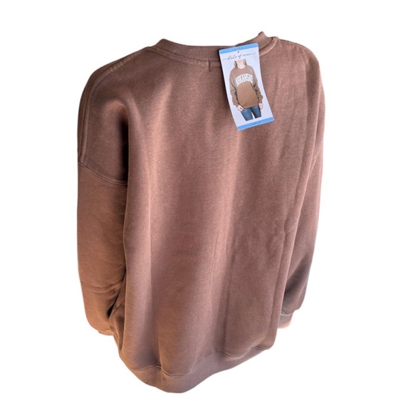 LANDSEND Women Illinois Oversized Crew Neck Sweatshirt - Picture 4 of 6